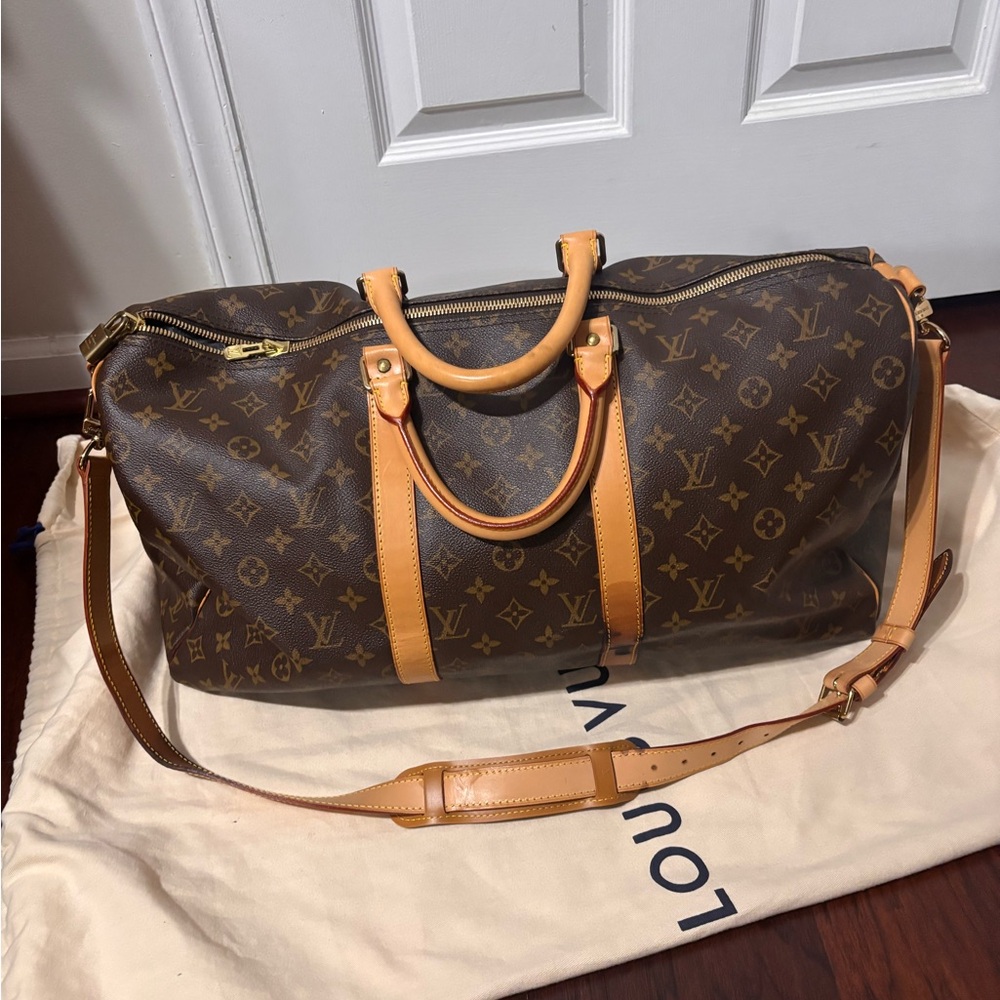Louis Vuitton Monogram Keepall Bandouliere 50 Crossbody